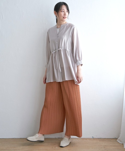 ブラウス シャツ シアースキッパーフーディーシャツ レディース ikka ブラウス シャツ シアースキッパーブラウス レディース