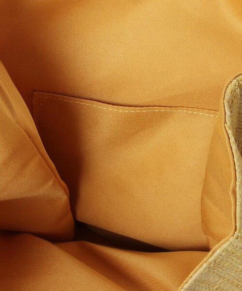 fredy emue（フレディエミュ）の「カラーラフィアシートリングハンドルバッグ（かごバッグ・レディース・イエロー/ホワイト系その他4・FREE）」の12枚目の写真