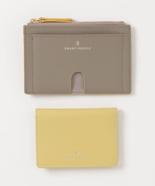 SMART PEOPLE（スマートピープル）の「【SMART PEOPLE/スマートピープル】 グランビア コイン＆カードケース（コインケース・メンズ・ブラウン/ピンク/ブラック/グレイッシュベージュ/サックスブルー・FREE）」の9枚目の写真