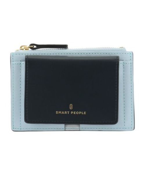 SMART PEOPLE（スマートピープル）の「【SMART PEOPLE/スマートピープル】 グランビア コイン＆カードケース（コインケース・メンズ・ブラウン/ピンク/ブラック/グレイッシュベージュ/サックスブルー・FREE）」の5枚目の写真