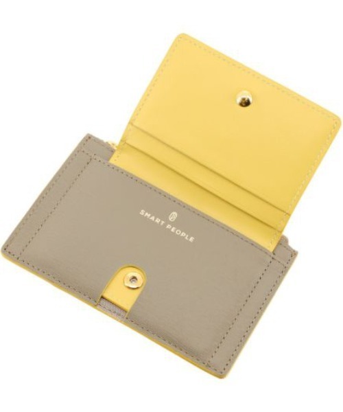 SMART PEOPLE（スマートピープル）の「【SMART PEOPLE/スマートピープル】 グランビア コイン＆カードケース（コインケース・メンズ・ブラウン/ピンク/ブラック/グレイッシュベージュ/サックスブルー・FREE）」の12枚目の写真