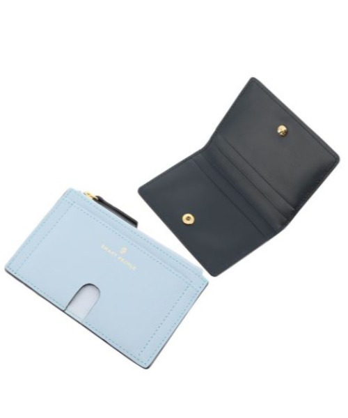 SMART PEOPLE（スマートピープル）の「【SMART PEOPLE/スマートピープル】 グランビア コイン＆カードケース（コインケース・メンズ・ブラウン/ピンク/ブラック/グレイッシュベージュ/サックスブルー・FREE）」の17枚目の写真