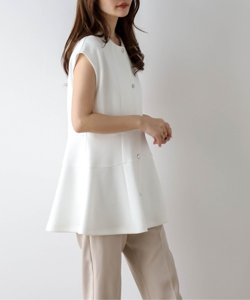 AMELY（エミリー）の「ペプラムフレアベスト（ベスト）」 - WEAR