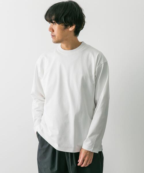 URBAN RESEARCH DOORS（アーバンリサーチドアーズ）の「クイックドライ L/S TEE（Tシャツ/カットソー・メンズ・ホワイト/ライトグレー/ネイビー・MEDIUM/LARGE）」の5枚目の写真
