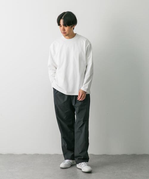 URBAN RESEARCH DOORS（アーバンリサーチドアーズ）の「クイックドライ L/S TEE（Tシャツ/カットソー・メンズ・ホワイト/ライトグレー/ネイビー・MEDIUM/LARGE）」の9枚目の写真