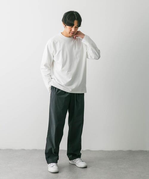 URBAN RESEARCH DOORS（アーバンリサーチドアーズ）の「クイックドライ L/S TEE（Tシャツ/カットソー・メンズ・ホワイト/ライトグレー/ネイビー・MEDIUM/LARGE）」の10枚目の写真