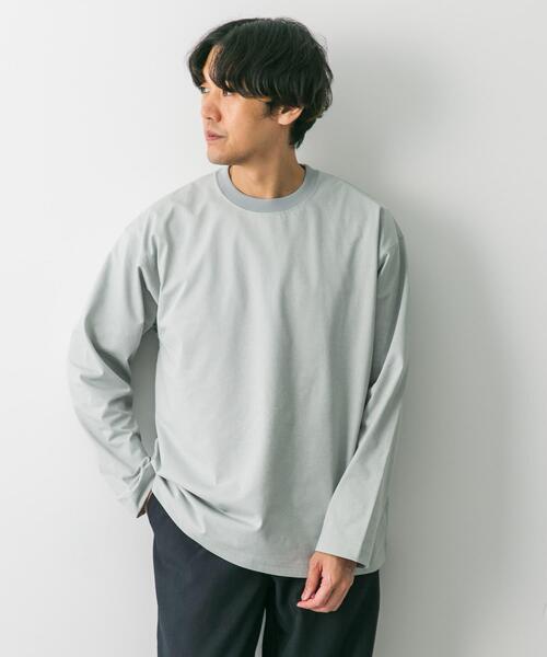 URBAN RESEARCH DOORS（アーバンリサーチドアーズ）の「クイックドライ L/S TEE（Tシャツ/カットソー・メンズ・ホワイト/ライトグレー/ネイビー・MEDIUM/LARGE）」の13枚目の写真