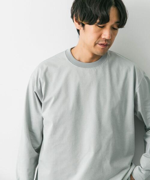 URBAN RESEARCH DOORS（アーバンリサーチドアーズ）の「クイックドライ L/S TEE（Tシャツ/カットソー・メンズ・ホワイト/ライトグレー/ネイビー・MEDIUM/LARGE）」の16枚目の写真