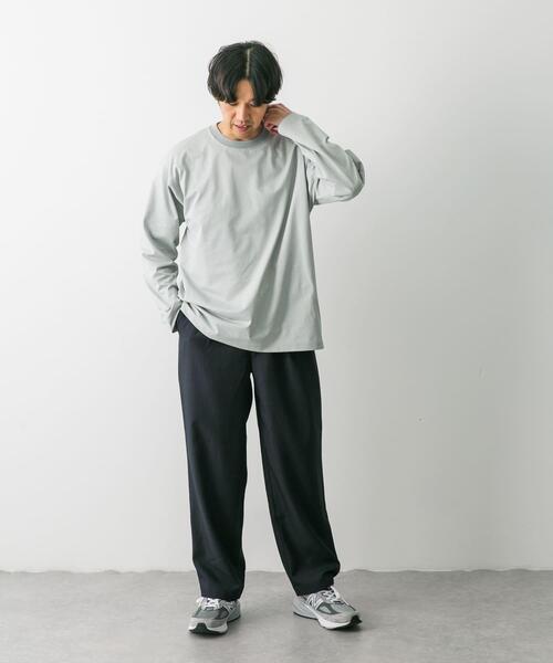 URBAN RESEARCH DOORS（アーバンリサーチドアーズ）の「クイックドライ L/S TEE（Tシャツ/カットソー・メンズ・ホワイト/ライトグレー/ネイビー・MEDIUM/LARGE）」の18枚目の写真