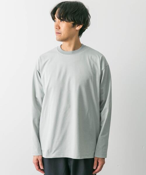 URBAN RESEARCH DOORS（アーバンリサーチドアーズ）の「クイックドライ L/S TEE（Tシャツ/カットソー・メンズ・ホワイト/ライトグレー/ネイビー・MEDIUM/LARGE）」の19枚目の写真