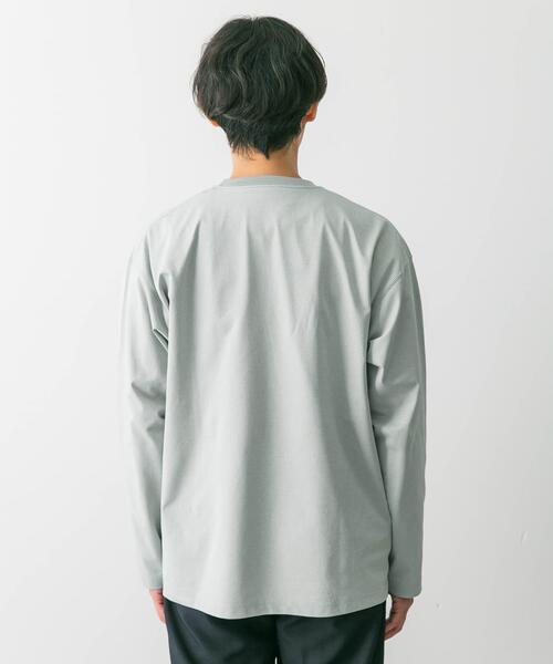 URBAN RESEARCH DOORS（アーバンリサーチドアーズ）の「クイックドライ L/S TEE（Tシャツ/カットソー・メンズ・ホワイト/ライトグレー/ネイビー・MEDIUM/LARGE）」の21枚目の写真