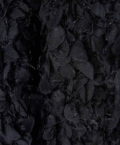 PROVOKE (プロヴォーク)の「▲PROVOKE/プロヴォーク petal motif baretop ビスチェ(チューブトップ・レディース・ブラック/ホワイト・FREE)」の6枚目の写真