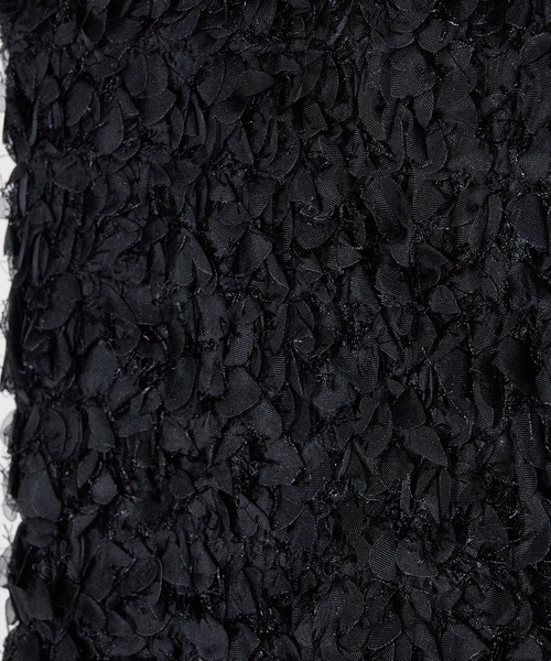 PROVOKE (プロヴォーク)の「▲PROVOKE/プロヴォーク petal motif baretop ビスチェ(チューブトップ・レディース・ブラック/ホワイト・FREE)」の4枚目の写真