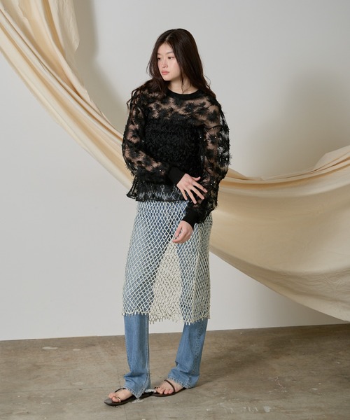 チューブトップ ベアトップ PROVOKE/プロヴォーク petal motif baretop ビスチェ セール】△PROVOKE/プロヴォーク petal motif baretop ビスチェ