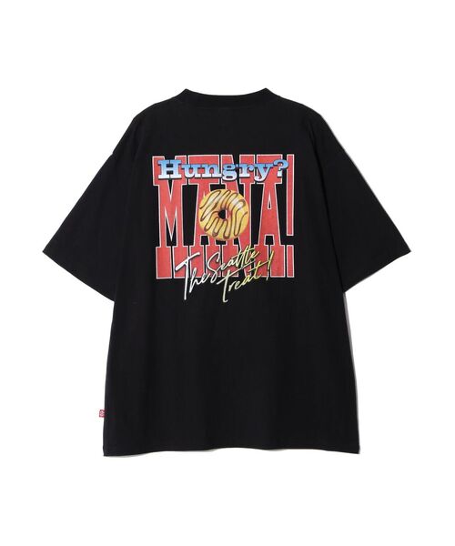 MANASTASH(マナスタッシュ)の「MANASTASH/マナスタッシュ/RE:CTN TEE HUNGRY?/ハングリー?Tシャツ(Tシャツ/カットソー・メンズ・ブラック/ホワイト/バイオレット・M/L/XL/S)」の6枚目の写真