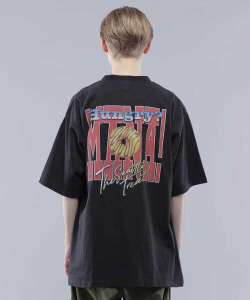 MANASTASH(マナスタッシュ)の「MANASTASH/マナスタッシュ/RE:CTN TEE HUNGRY?/ハングリー?Tシャツ(Tシャツ/カットソー・メンズ・ブラック/ホワイト/バイオレット・M/L/XL/S)」の12枚目の写真