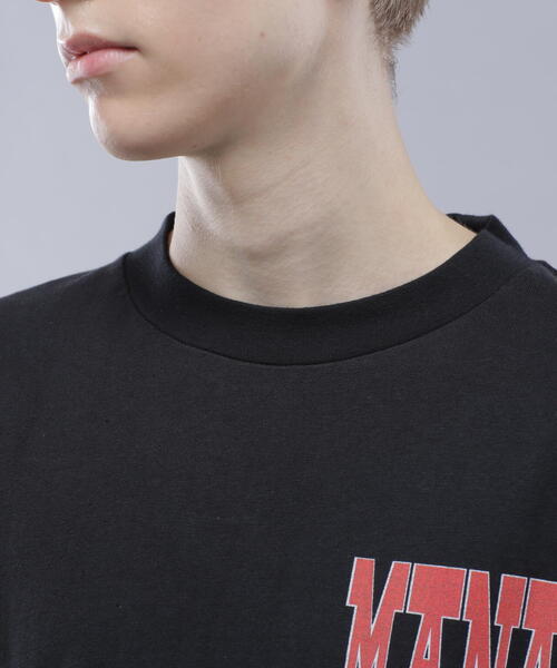 MANASTASH(マナスタッシュ)の「MANASTASH/マナスタッシュ/RE:CTN TEE HUNGRY?/ハングリー?Tシャツ(Tシャツ/カットソー・メンズ・ブラック/ホワイト/バイオレット・M/L/XL/S)」の13枚目の写真