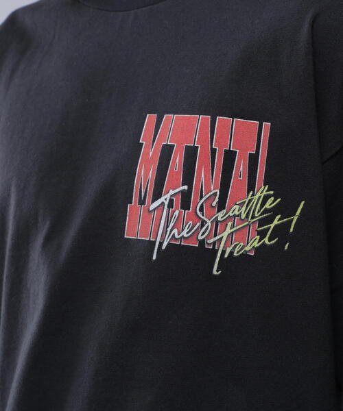 MANASTASH(マナスタッシュ)の「MANASTASH/マナスタッシュ/RE:CTN TEE HUNGRY?/ハングリー?Tシャツ(Tシャツ/カットソー・メンズ・ブラック/ホワイト/バイオレット・M/L/XL/S)」の14枚目の写真