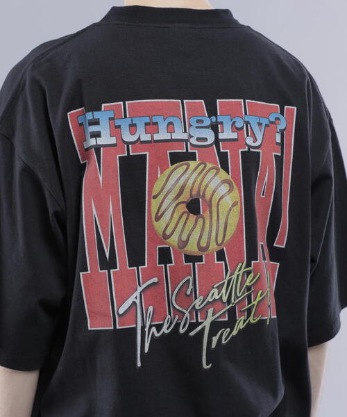 MANASTASH(マナスタッシュ)の「MANASTASH/マナスタッシュ/RE:CTN TEE HUNGRY?/ハングリー?Tシャツ(Tシャツ/カットソー・メンズ・ブラック/ホワイト/バイオレット・M/L/XL/S)」の18枚目の写真