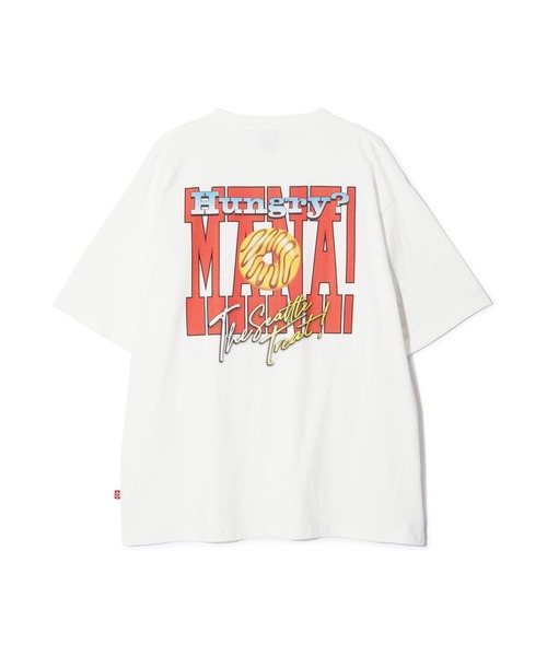 MANASTASH(マナスタッシュ)の「MANASTASH/マナスタッシュ/RE:CTN TEE HUNGRY?/ハングリー?Tシャツ(Tシャツ/カットソー・メンズ・ブラック/ホワイト/バイオレット・M/L/XL/S)」の19枚目の写真