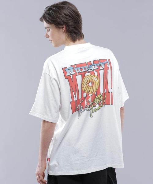 MANASTASH(マナスタッシュ)の「MANASTASH/マナスタッシュ/RE:CTN TEE HUNGRY?/ハングリー?Tシャツ(Tシャツ/カットソー・メンズ・ブラック/ホワイト/バイオレット・M/L/XL/S)」の20枚目の写真