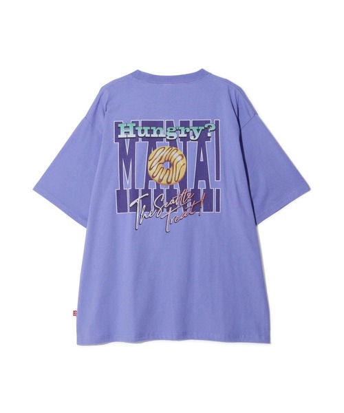 MANASTASH(マナスタッシュ)の「MANASTASH/マナスタッシュ/RE:CTN TEE HUNGRY?/ハングリー?Tシャツ(Tシャツ/カットソー・メンズ・ブラック/ホワイト/バイオレット・M/L/XL/S)」の3枚目の写真