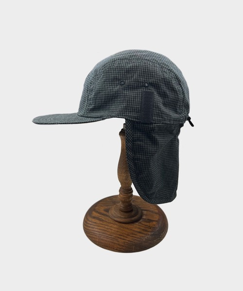 HUNTISM（ハンティズム）の「HUNTISM ハンティズム / Graph Check Shade Camp Cap グラフチェックシェードキャンプキャップ / htm241008（キャップ・メンズ・ホワイト/オリーブ/ブラック・FREE）」の10枚目の写真