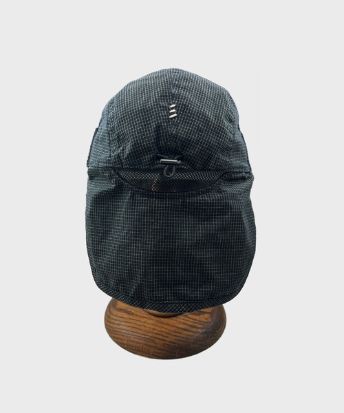 HUNTISM（ハンティズム）の「HUNTISM ハンティズム / Graph Check Shade Camp Cap グラフチェックシェードキャンプキャップ / htm241008（キャップ・メンズ・ホワイト/オリーブ/ブラック・FREE）」の11枚目の写真