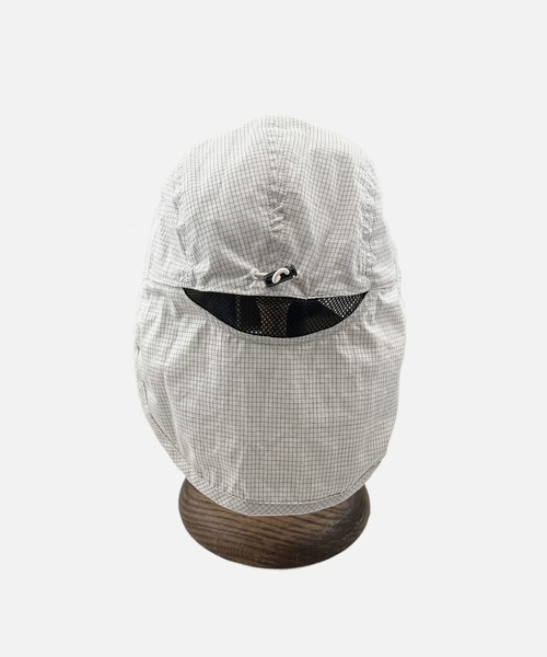HUNTISM（ハンティズム）の「HUNTISM ハンティズム / Graph Check Shade Camp Cap グラフチェックシェードキャンプキャップ / htm241008（キャップ・メンズ・ホワイト/オリーブ/ブラック・FREE）」の8枚目の写真