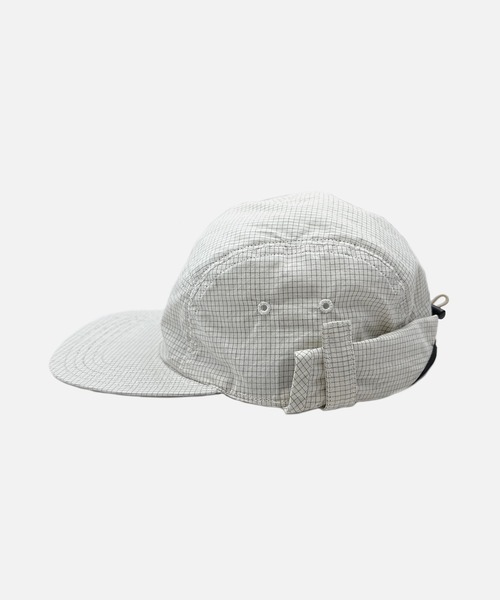 HUNTISM（ハンティズム）の「HUNTISM ハンティズム / Graph Check Shade Camp Cap グラフチェックシェードキャンプキャップ / htm241008（キャップ・メンズ・ホワイト/オリーブ/ブラック・FREE）」の9枚目の写真