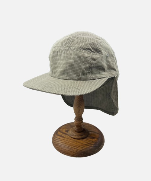 HUNTISM（ハンティズム）の「HUNTISM ハンティズム / Graph Check Shade Camp Cap グラフチェックシェードキャンプキャップ / htm241008（キャップ・メンズ・ホワイト/オリーブ/ブラック・FREE）」の13枚目の写真