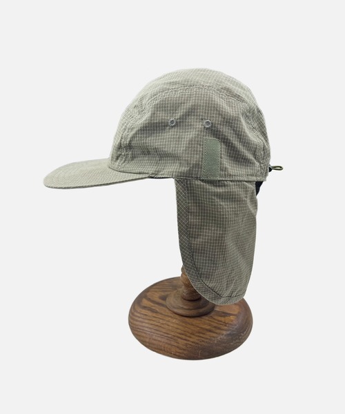 HUNTISM（ハンティズム）の「HUNTISM ハンティズム / Graph Check Shade Camp Cap グラフチェックシェードキャンプキャップ / htm241008（キャップ・メンズ・ホワイト/オリーブ/ブラック・FREE）」の14枚目の写真