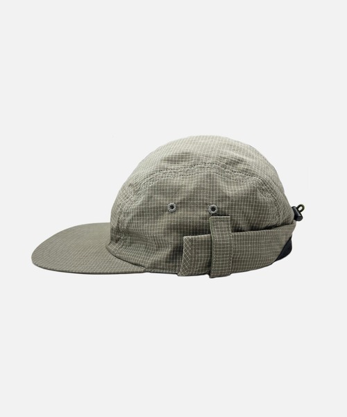 HUNTISM（ハンティズム）の「HUNTISM ハンティズム / Graph Check Shade Camp Cap グラフチェックシェードキャンプキャップ / htm241008（キャップ・メンズ・ホワイト/オリーブ/ブラック・FREE）」の16枚目の写真