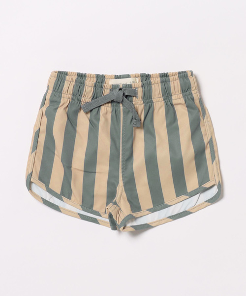 【セール】【Bs】【it】【Quincy Mae】BOYS SWIM SHORTS | OCEAN + LATTE STRIPE（その他ベビー用品）｜Quincy Mae（クインシーメイ）