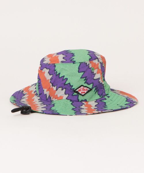 BIG FIELD（ビッグフィールド）の「サファリハット/UVカット（kids/S～L）（ハット・キッズ・ブラック/ライトブルー/オレンジ系その他/ピンク/ライトグリーン/ベージュ/オレンジ/パープル/イエロー・S/M/L）」の4枚目の写真