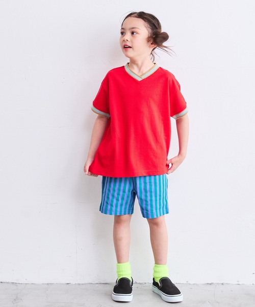 Life Support Products(ライフサポートプロダクツ)の「ミニウラケソウガラショートパンツ(80~150cm)(その他パンツ・キッズ・マスタード/チャコール/グリーン/ブラック・80/90/95/100/110/120/130/140/150)」の21枚目の写真