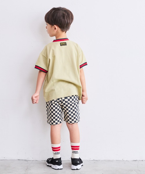 Life Support Products(ライフサポートプロダクツ)の「ミニウラケソウガラショートパンツ(80~150cm)(その他パンツ・キッズ・マスタード/チャコール/グリーン/ブラック・80/90/95/100/110/120/130/140/150)」の12枚目の写真