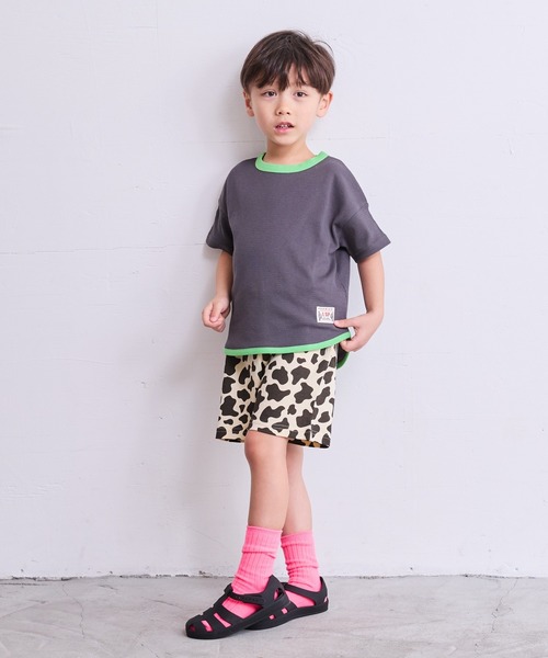 Life Support Products(ライフサポートプロダクツ)の「ミニウラケソウガラショートパンツ(80~150cm)(その他パンツ・キッズ・マスタード/チャコール/グリーン/ブラック・80/90/95/100/110/120/130/140/150)」の19枚目の写真