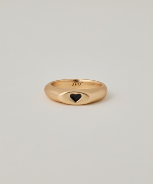 ANU(アヌ)の「petite heart ring - ペティットハートリング(リング・レディース・ゴールド/シルバー・9号/11号)」の13枚目の写真