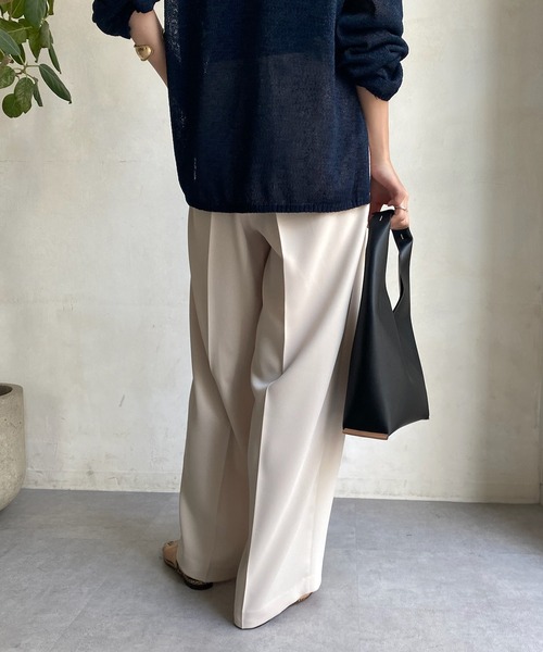 DouDou（ドゥドゥ）の「ダブルストレッチセンプレパンツ（スラックス・レディース・ホワイト系その他/ブルー/ブラック・38/36）」の10枚目の写真