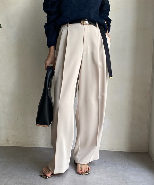 DouDou（ドゥドゥ）の「ダブルストレッチセンプレパンツ（スラックス・レディース・ホワイト系その他/ブルー/ブラック・38/36）」の11枚目の写真