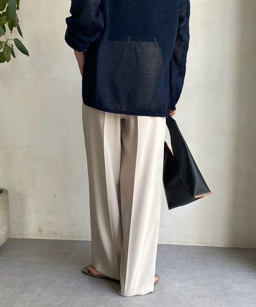 DouDou（ドゥドゥ）の「ダブルストレッチセンプレパンツ（スラックス・レディース・ホワイト系その他/ブルー/ブラック・38/36）」の13枚目の写真