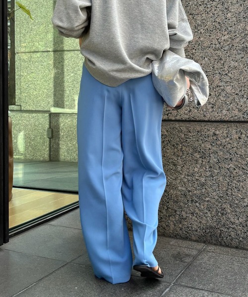 DouDou（ドゥドゥ）の「ダブルストレッチセンプレパンツ（スラックス・レディース・ホワイト系その他/ブルー/ブラック・38/36）」の22枚目の写真