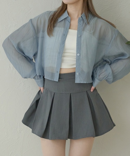 Ambre Neige(アンブルネージュ)の「ヨウリュウシアーブラウスWEB/EC限定商品(シャツ/ブラウス・レディース・ピンク/ライトグリーン/ブルー/オフホワイト・FREE)」の3枚目の写真