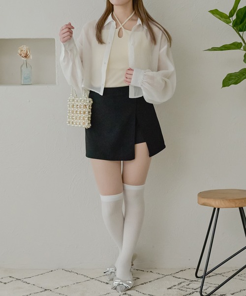 Ambre Neige(アンブルネージュ)の「ヨウリュウシアーブラウスWEB/EC限定商品(シャツ/ブラウス・レディース・ピンク/ライトグリーン/ブルー/オフホワイト・FREE)」の6枚目の写真