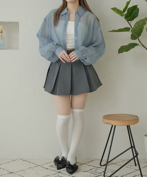 Ambre Neige(アンブルネージュ)の「ヨウリュウシアーブラウスWEB/EC限定商品(シャツ/ブラウス・レディース・ピンク/ライトグリーン/ブルー/オフホワイト・FREE)」の20枚目の写真