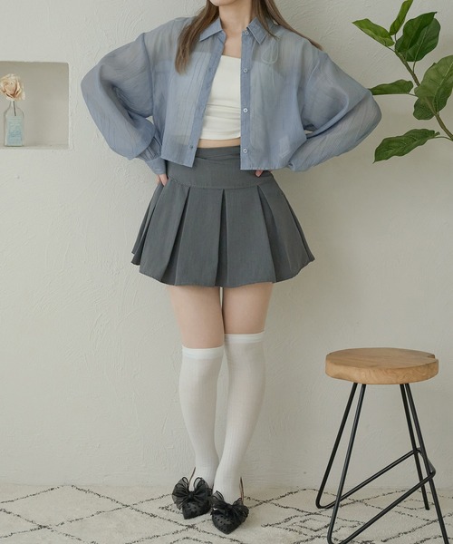 Ambre Neige(アンブルネージュ)の「ヨウリュウシアーブラウスWEB/EC限定商品(シャツ/ブラウス・レディース・ピンク/ライトグリーン/ブルー/オフホワイト・FREE)」の21枚目の写真