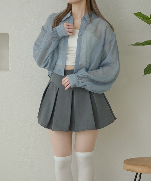 Ambre Neige(アンブルネージュ)の「ヨウリュウシアーブラウスWEB/EC限定商品(シャツ/ブラウス・レディース・ピンク/ライトグリーン/ブルー/オフホワイト・FREE)」の18枚目の写真