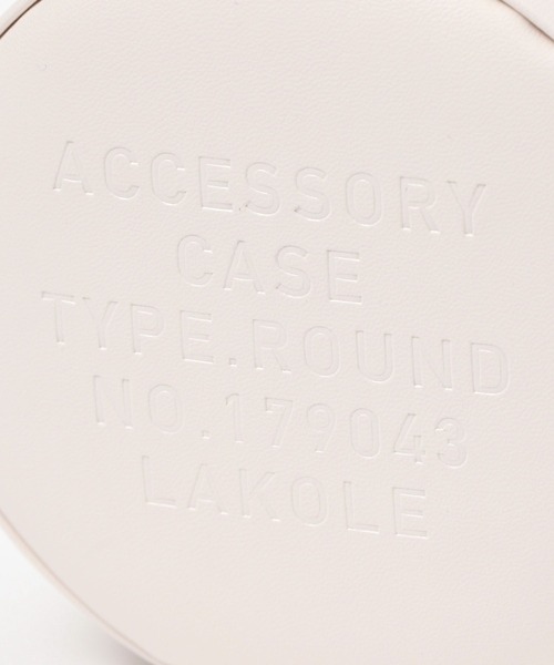 LAKOLE（ラコレ）の「アクセサリーBOX[ROUND] / 111636（その他小物・レディース・アイボリー/グレー・FREE）」の6枚目の写真