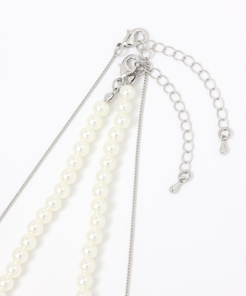 GLOBAL WORK(グローバルワーク)の「ハート&リボンネックレス/113873(ネックレス・レディース・シルバー/ゴールド・ONE SIZE)」の4枚目の写真